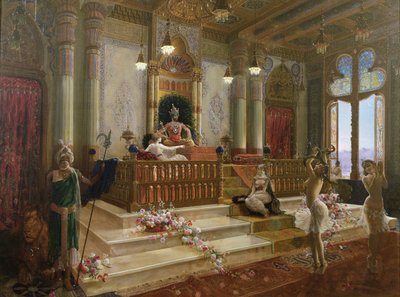El Favorito del Maharajá, c.1870 de Charles Albert Pesnelle